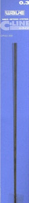 0.3mm C Line Brass Rod (0.3mm diameter x 150mm long) (6 pieces)