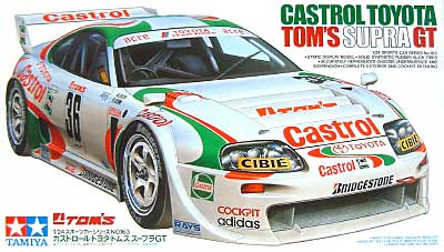 1/24 Tamiya Sports Car #163 Castrol TOM'S Toyota A80 Supra GT 1995 All Japan GT