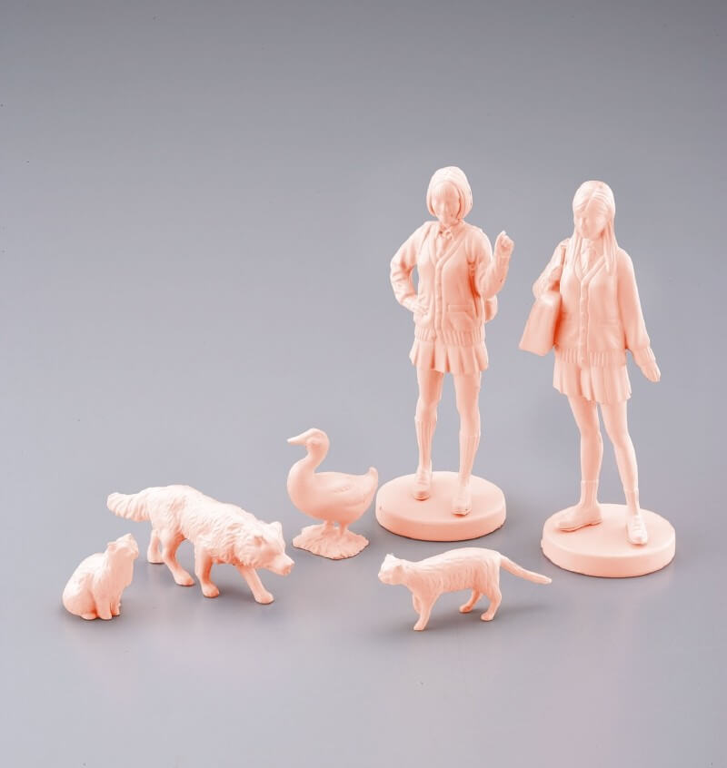 1/35 Kaiyodo Ma.K Gachanen Krieger - Kow Yokoyama World with Highschool Girls (Blind bag item)