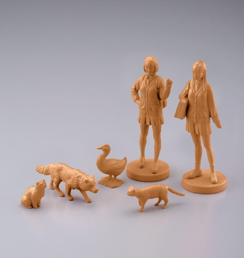 1/35 Kaiyodo Ma.K Gachanen Krieger - Kow Yokoyama World with Highschool Girls (Blind bag item)