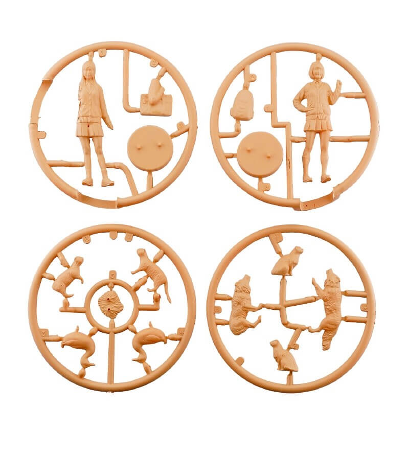 1/35 Kaiyodo Ma.K Gachanen Krieger - Kow Yokoyama World with Highschool Girls (Blind bag item)