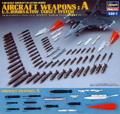 1/48 Aircraft Accessory X48-1 Aircraft Weapons A: U.S. Bombs & Tow Target System