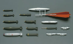 1/48 Aircraft Accessory X48-1 Aircraft Weapons A: U.S. Bombs & Tow Target System
