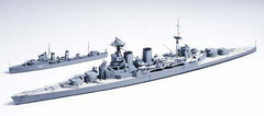 1/700 Water Line Series #806 British Battle Cruiser HMS Hood & E Class Destroyer