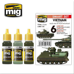Ammo Acrylic Paint Smart Set (17ml x 3) #06 Vietnam Colors
