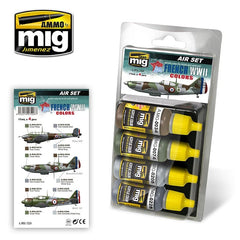 Ammo Acrylic Paint Smart Set for Aircrafts (17ml x 4) French WWII Aircraft Colors