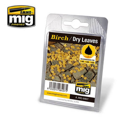 Ammo Laser Cut Leaves Birch - Dry Leaves (for 1/32, 1/35 or 1/48 scale)