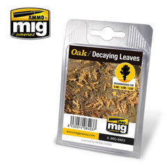 Ammo Laser Cut Leaves Oak - Decaying Leaves (for 1/32, 1/35 or 1/48 scale)