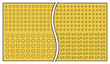 GT71 Mr. Pre-Cut Masking Sheet Round & Triangle (100 x 175mm) (1 sheet each)