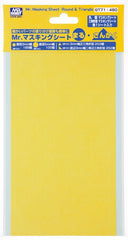 GT71 Mr. Pre-Cut Masking Sheet Round & Triangle (100 x 175mm) (1 sheet each)