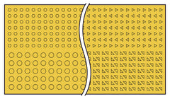 GT71 Mr. Pre-Cut Masking Sheet Round & Triangle (100 x 175mm) (1 sheet each)