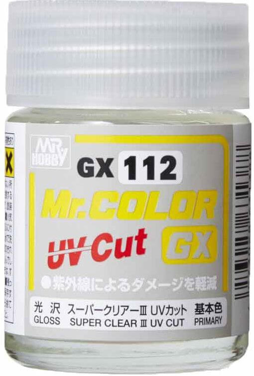 GX112 Mr. Color GX (18ml) Super Clear III UV Cut Gloss