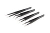 HT202 Extra-Fine Needle Shape Tweezers (4 types 1 each)