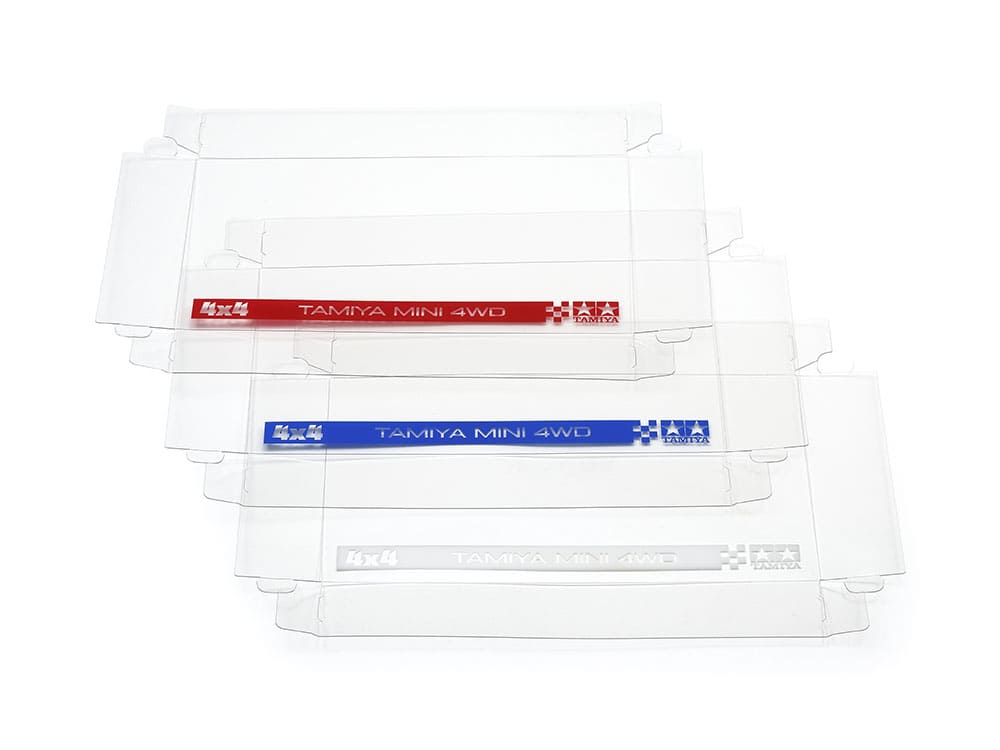 Mini 4WD AO Parts #1047 Basic Mini 4WD Car Box Clear Cover (3 pieces)