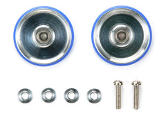 Mini 4WD GUP #426 19mm Aluminum Ball-Race Rollers with Plastic Rings (Dish Type) (2 pieces)