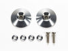 Mini 4WD GUP HG 17mm Tapered Aluminum Ball Race Rollers (Ringless) (2 pieces)