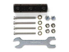 Mini 4WD GUP Mass Damper Block Black (14.9g, 8 x 8 x 32mm)