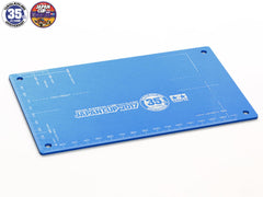 Mini 4WD GUP Mini 4WD HG Aluminum Setting Board (Blue) (35th Anniversary & Japan Cup 2017 Limited)