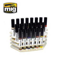 Oilbrusher Organizer (for 21 Jars) (20 x 11 x 9cm when assembled)