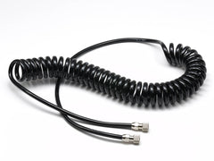 Tamiya Coiled Air Hose (1.0-2.0m long, for High Power Air Compressors) (1/8 S Joints)