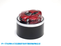 TT061 Compact Turn Table Black (83mm diameter x 47mm height) (Powered by 1 AA Battery) (Battery Not Included)